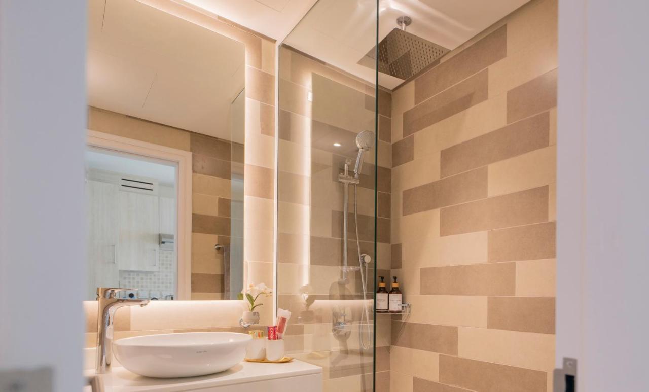 Luxury Studio, Seven Palm Residence-Palm Jumeirah دبي المظهر الخارجي الصورة