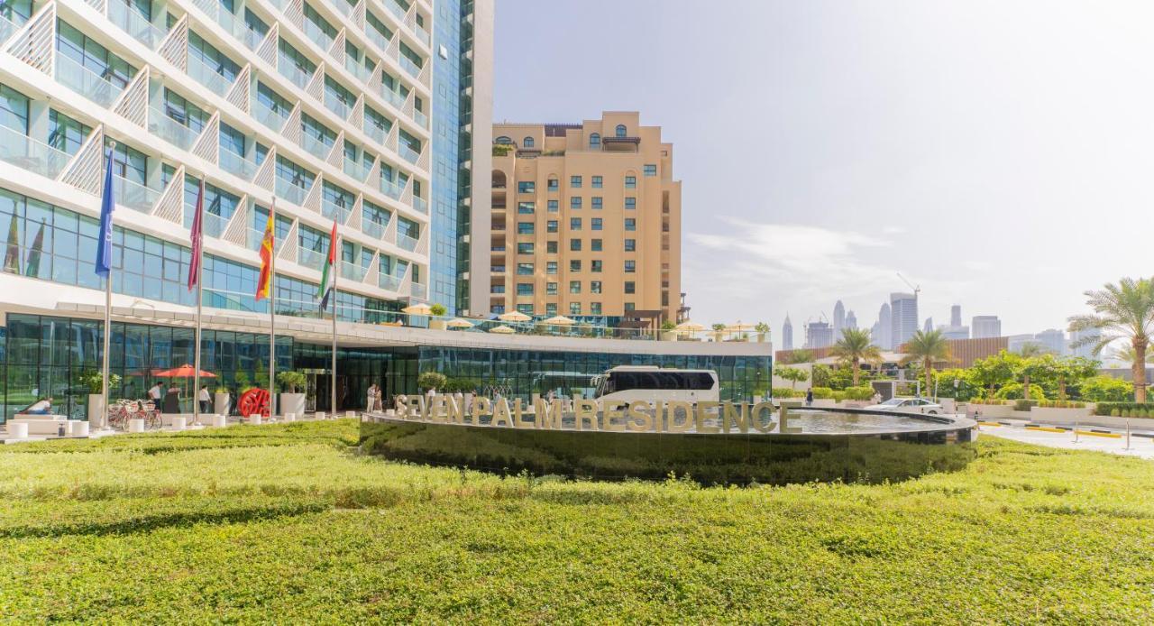 Luxury Studio, Seven Palm Residence-Palm Jumeirah دبي المظهر الخارجي الصورة