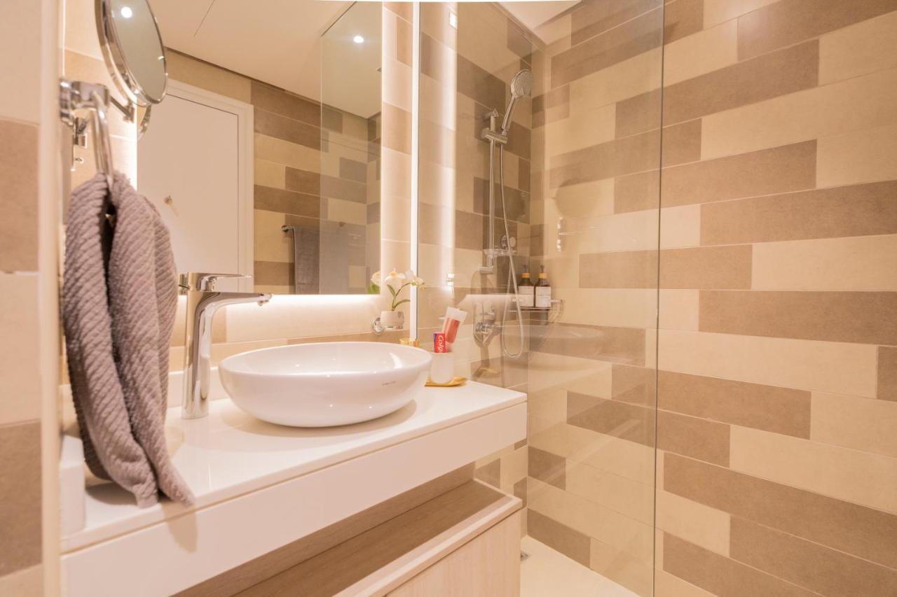 Luxury Studio, Seven Palm Residence-Palm Jumeirah دبي المظهر الخارجي الصورة