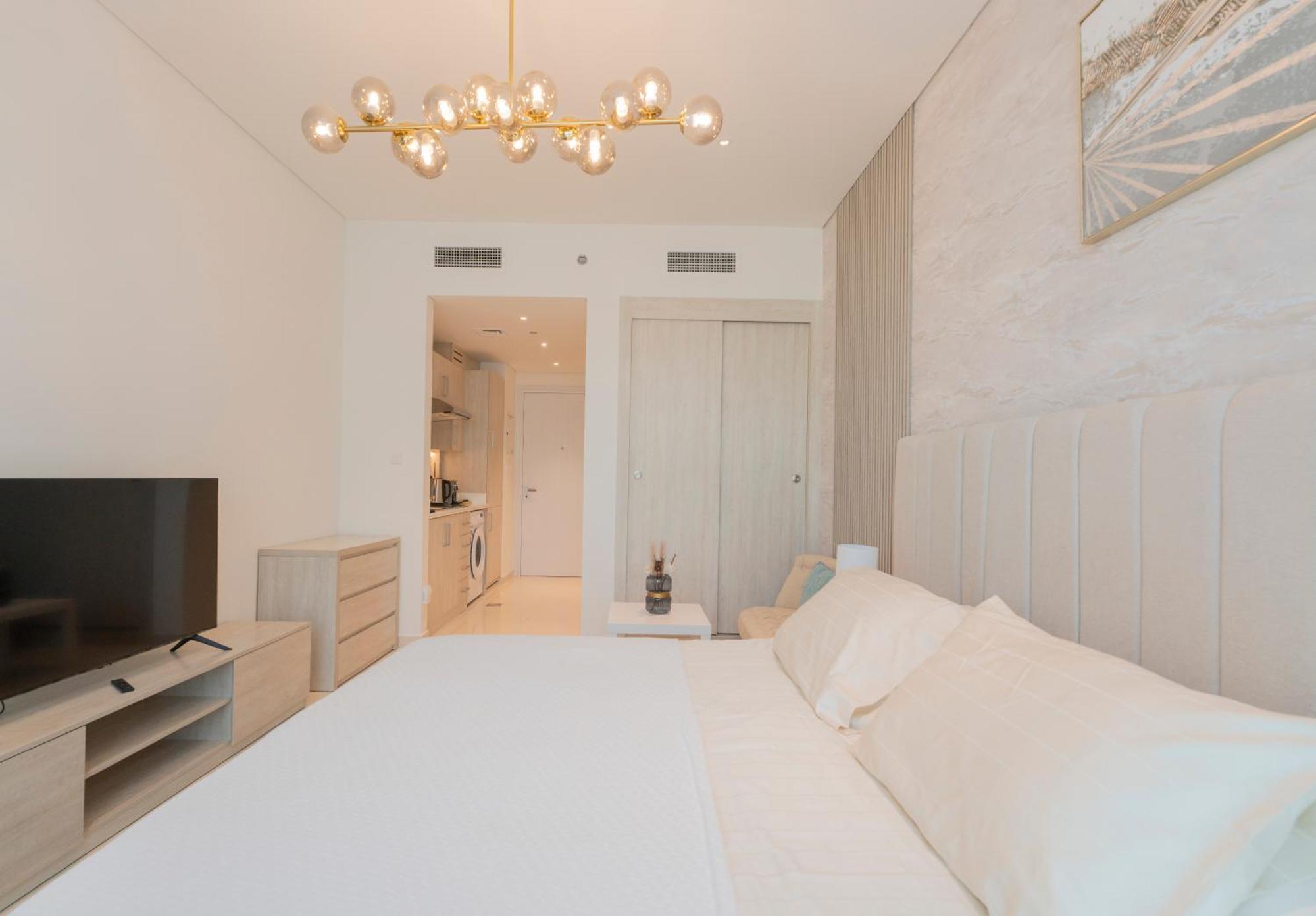Luxury Studio, Seven Palm Residence-Palm Jumeirah دبي المظهر الخارجي الصورة